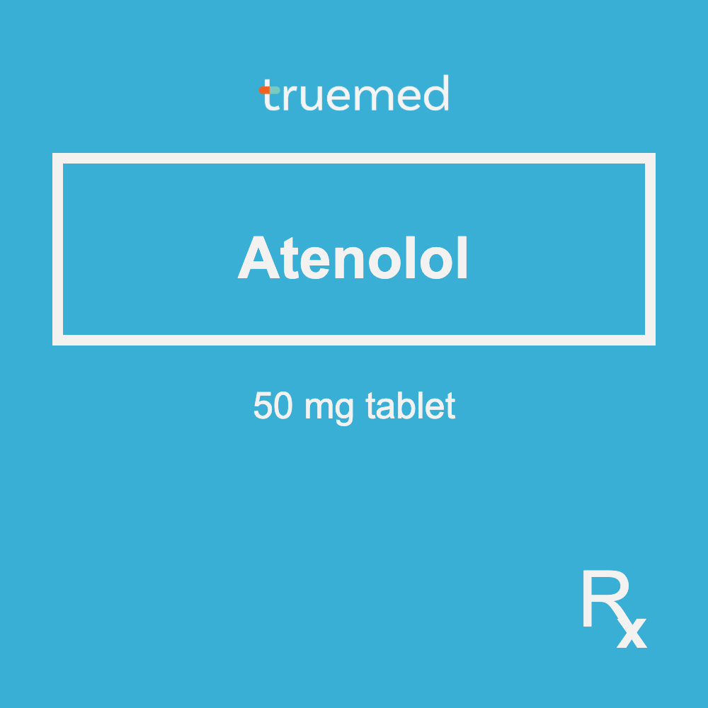 TrueMed GAMOT label - Atenolol 50 mg Tablet