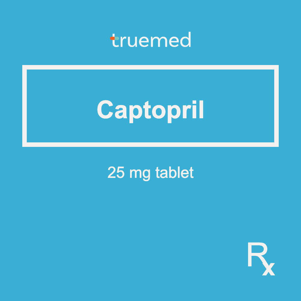 TrueMed GAMOT label - Captopril 25 mg Tablet