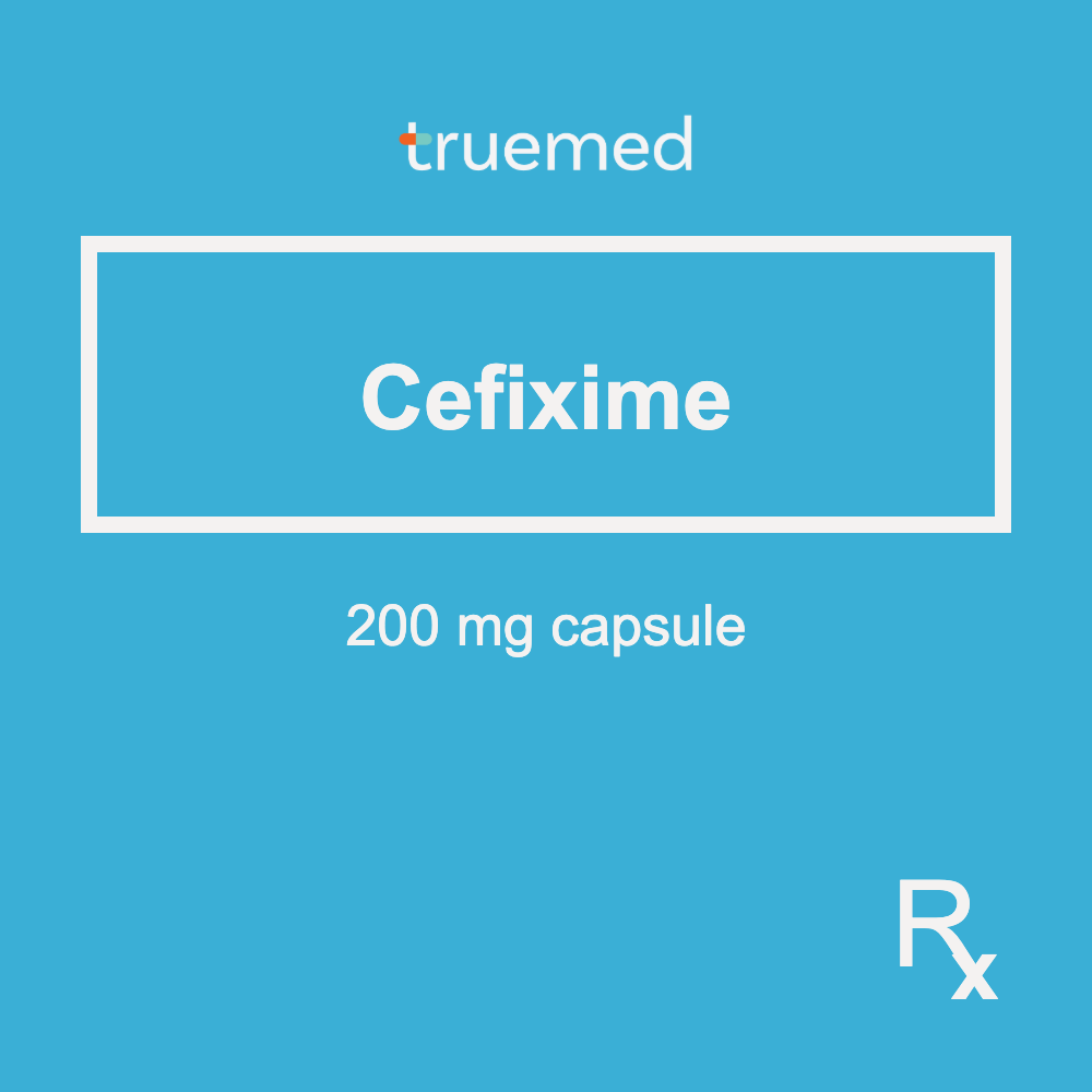 TrueMed GAMOT label - Cefixime 200 mg Capsule