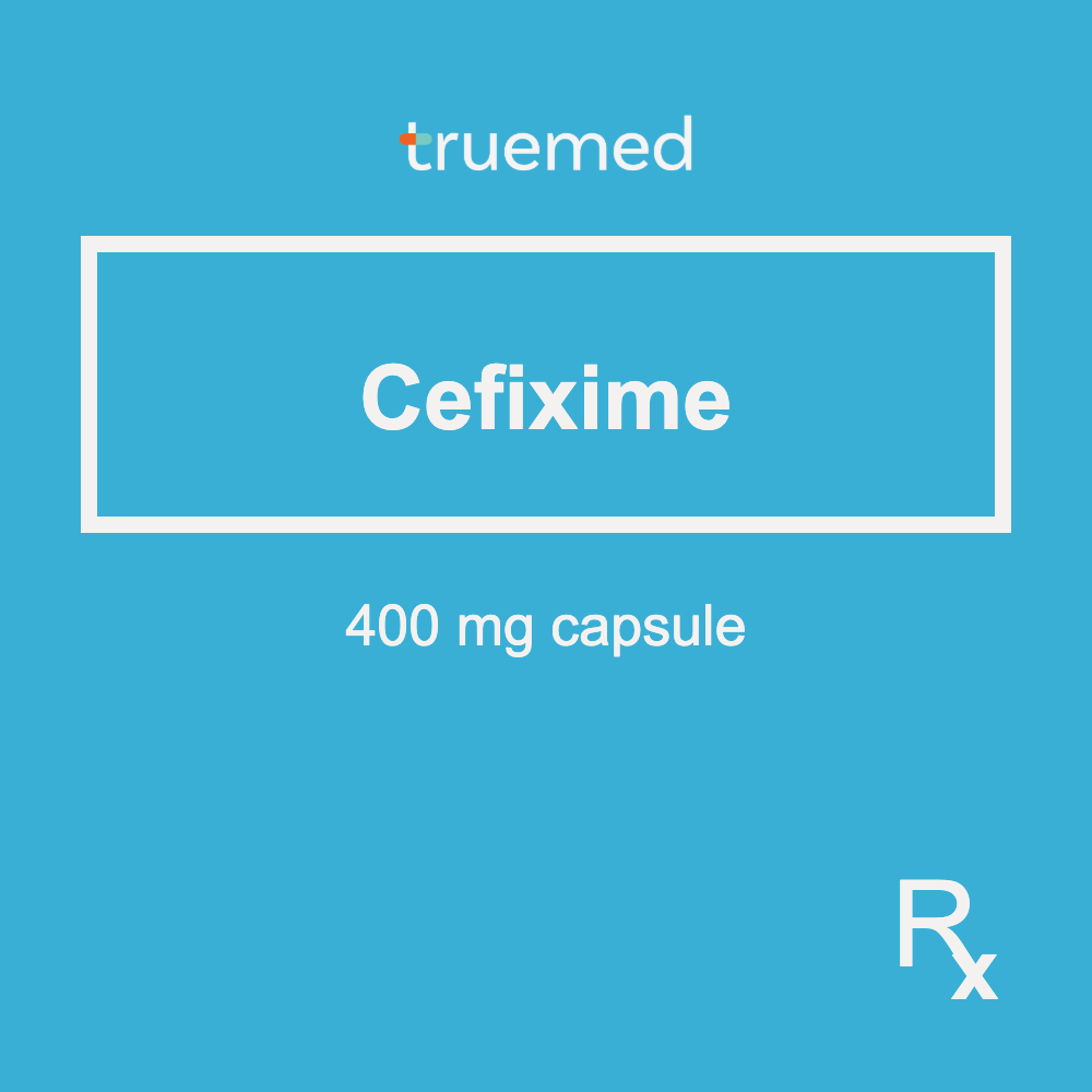 TrueMed GAMOT label - Cefixime 400 mg Capsule
