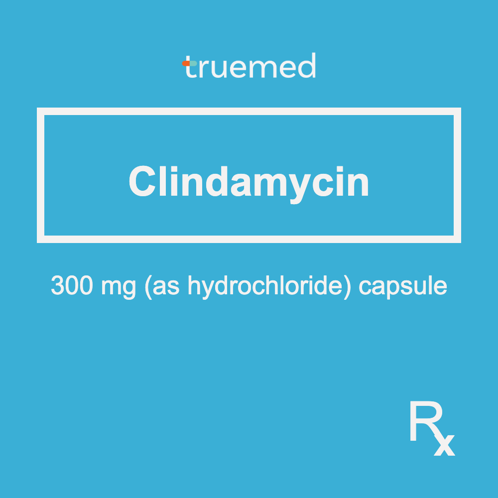 TrueMed GAMOT label - Clindamycin 300 mg Capsule
