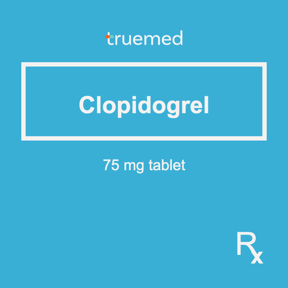 TrueMed GAMOT label - Clopidogrel 75 mg Tablet