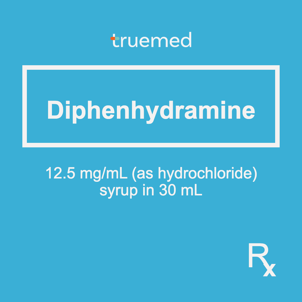TrueMed GAMOT label - Diphenhydramine 12.5 mg/5 mL Syrup