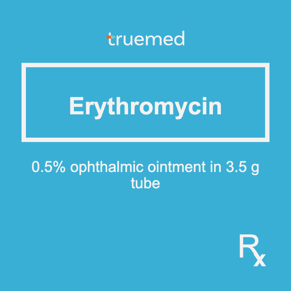 TrueMed GAMOT label - Erythromycin 0.5% ophthalmic Ointment