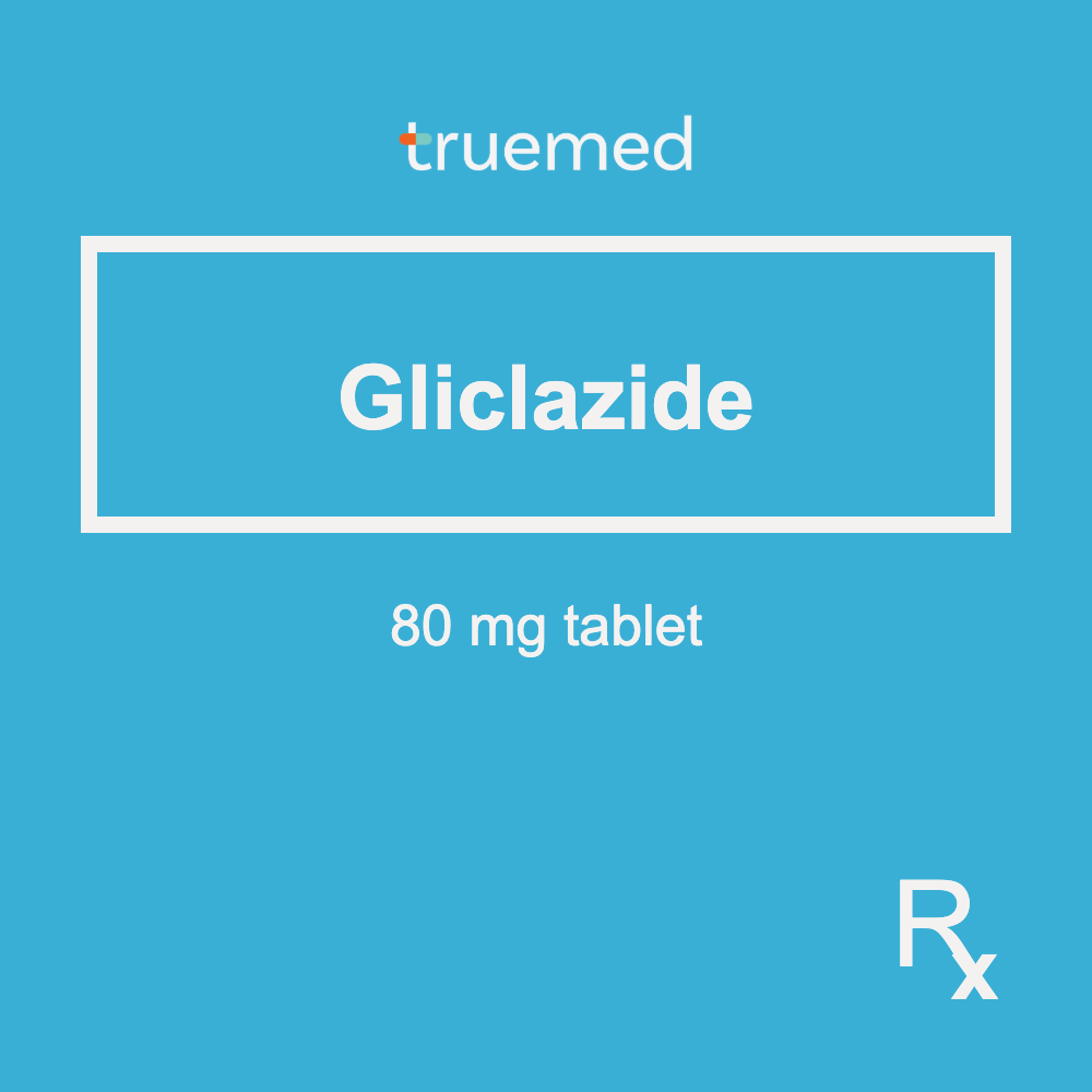 TrueMed GAMOT label - Gliclazide 80 mg Tablet