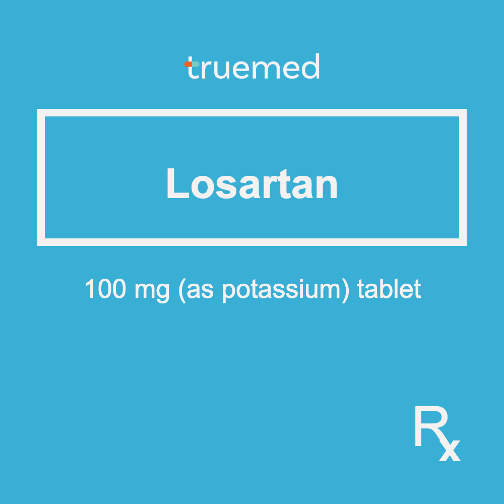 TrueMed GAMOT label - Losartan 100 mg Tablet