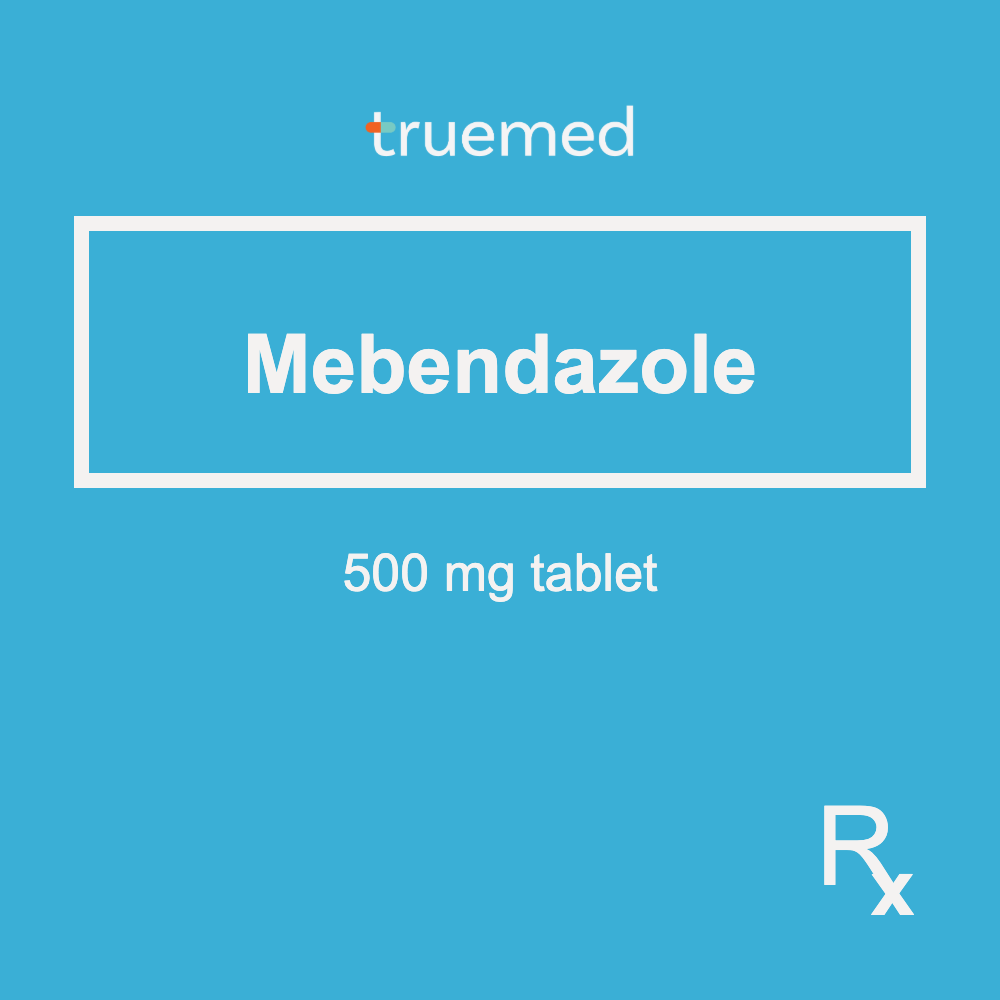 TrueMed GAMOT label - Mebendazole 500 mg Tablet
