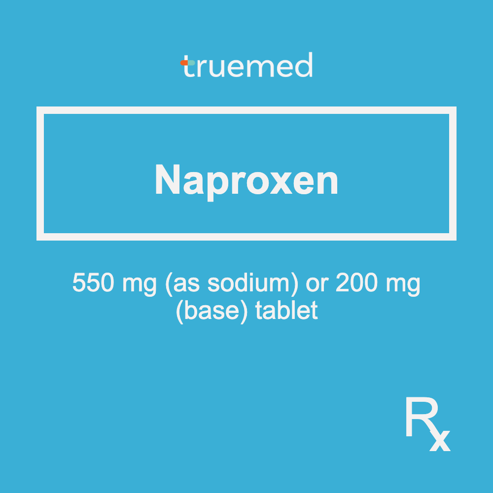 TrueMed GAMOT label - Naproxen 550 mg Tablet
