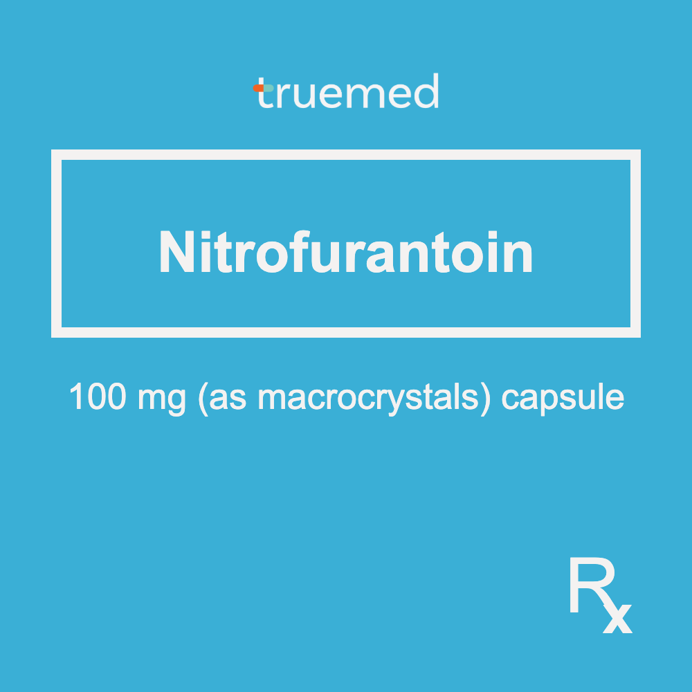 TrueMed GAMOT label - Nitrofurantoin 100 mg Capsule