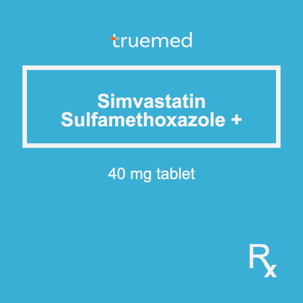 TrueMed GAMOT label - Simvastatin 40 mg Tablet