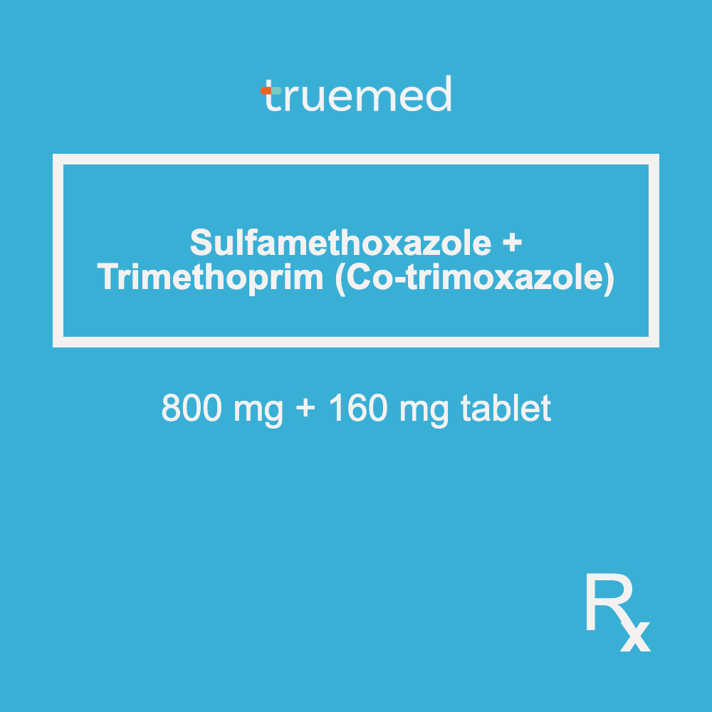 TrueMed GAMOT label - Sulfamethoxazole + Trimethoprim (Co-trimoxazole) 160 mg Tablet