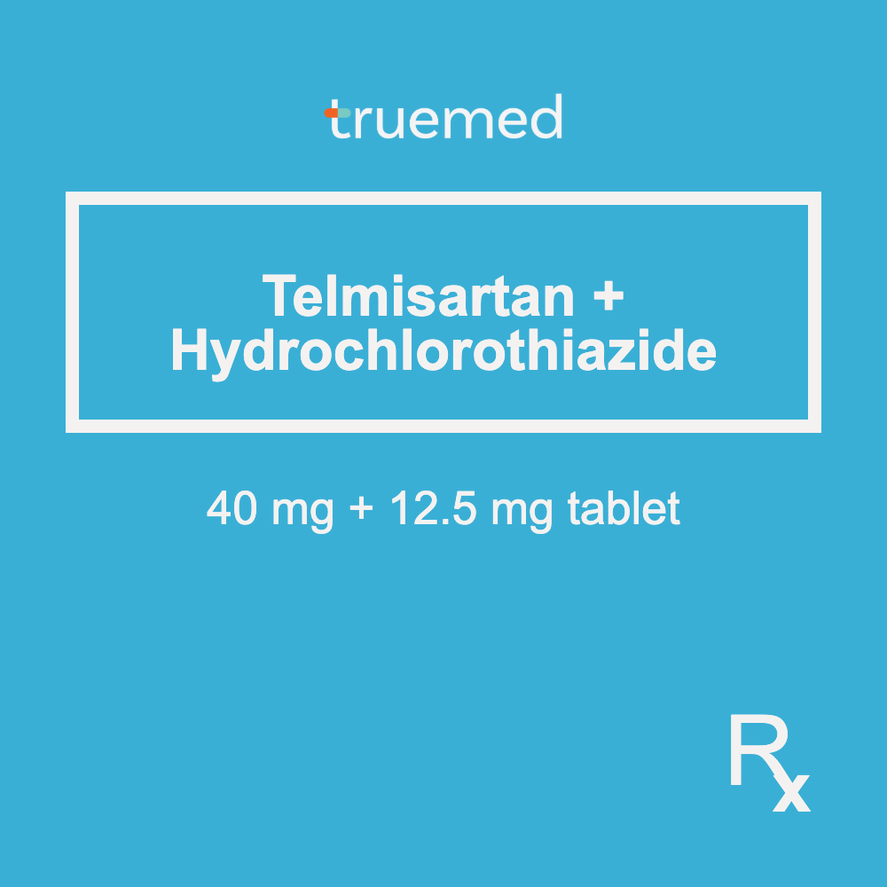 TrueMed GAMOT label - Telmisartan + Hydrochlorothiazide 12.5 mg Tablet
