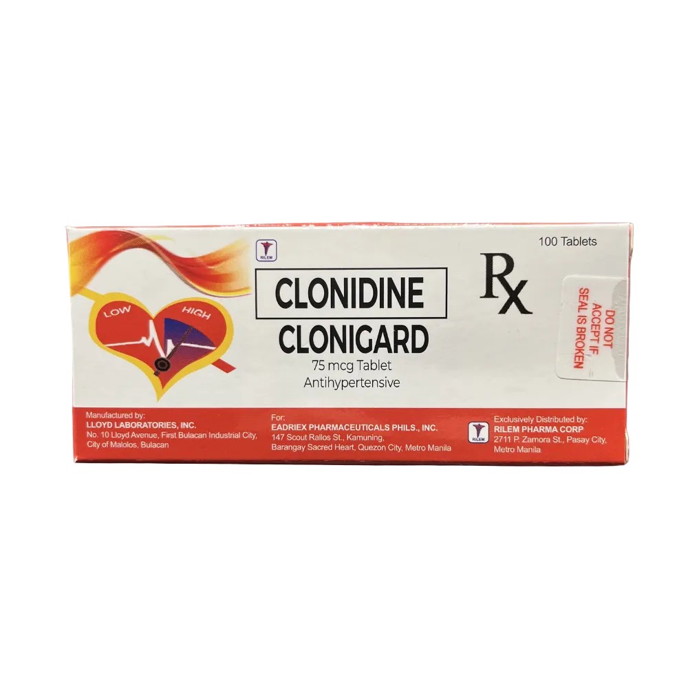 Clonidine 75 mcg Tablet
