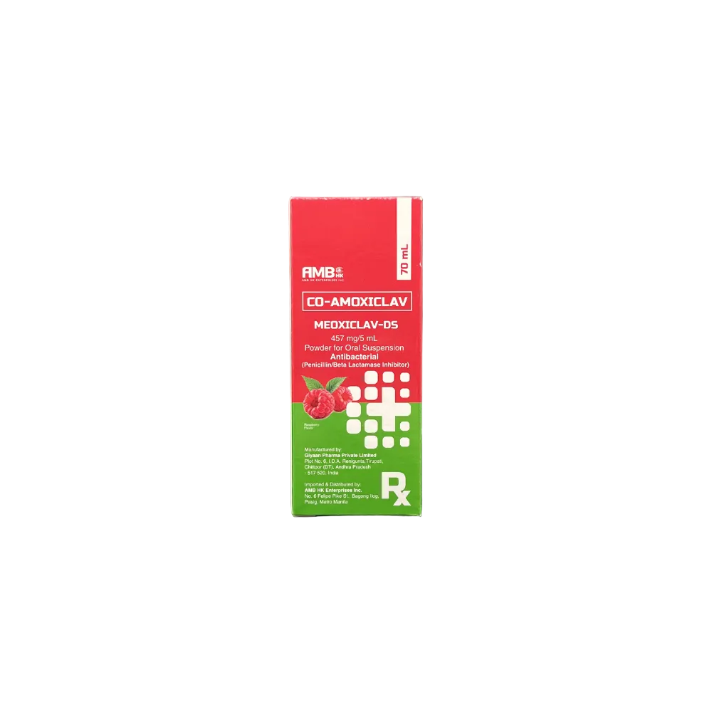 Amoxicillin + Clavulanic Acid (Co-Amoxiclav) 57 mg per 5 mL Suspension