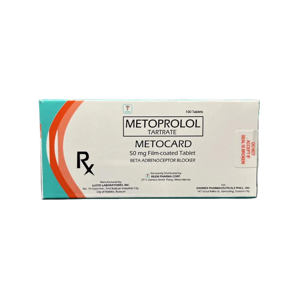 Metoprolol 50 mg Tablet