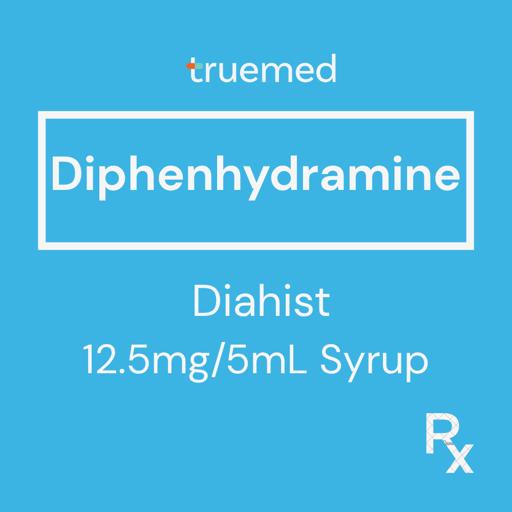 Diphenhydramine 12.5 mg/5 mL Syrup (60 mL)