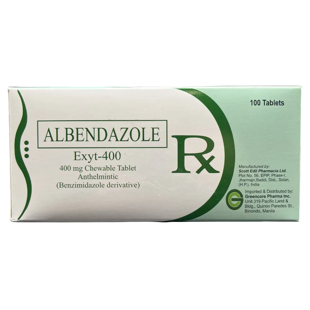 Albendazole 400 mg chewable Chewable Tablet