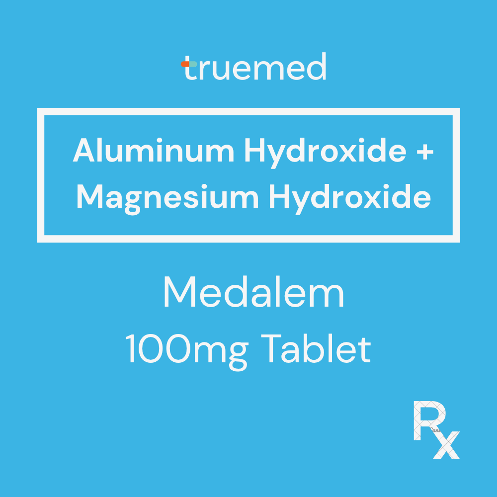 Aluminum Hydroxide + Magnesium Hydroxide 100 mg Tablet