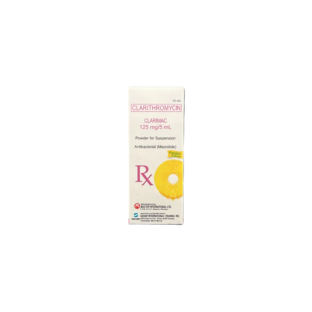 Clarithromycin 125 mg/5 mL Suspension