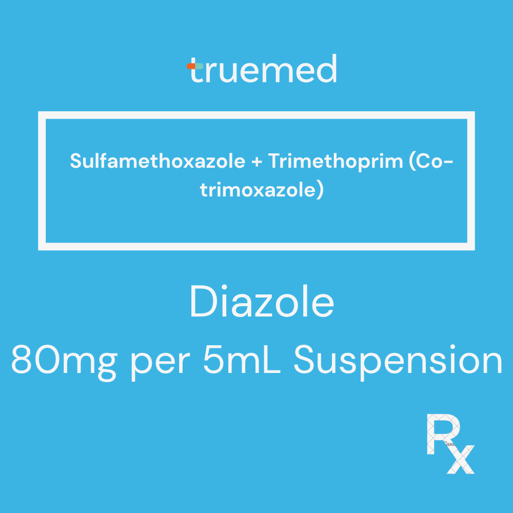 Sulfamethoxazole + Trimethoprim (Co-trimoxazole) 80 mg per 5 mL Suspension