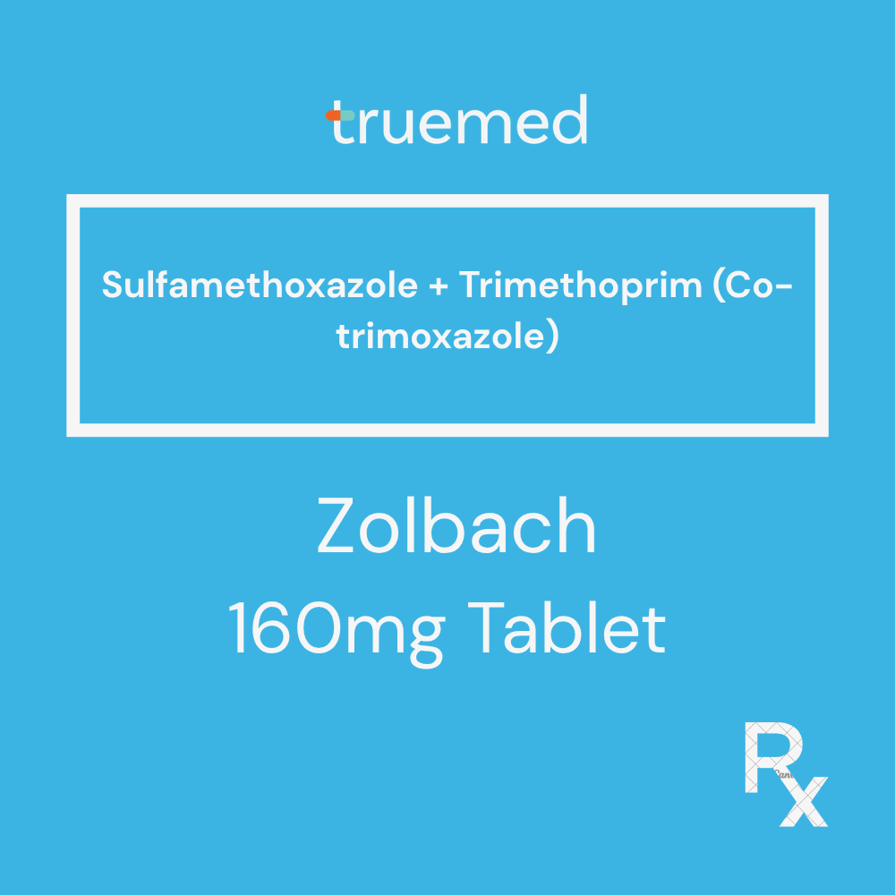 Sulfamethoxazole + Trimethoprim (Co-trimoxazole) 160 mg Tablet
