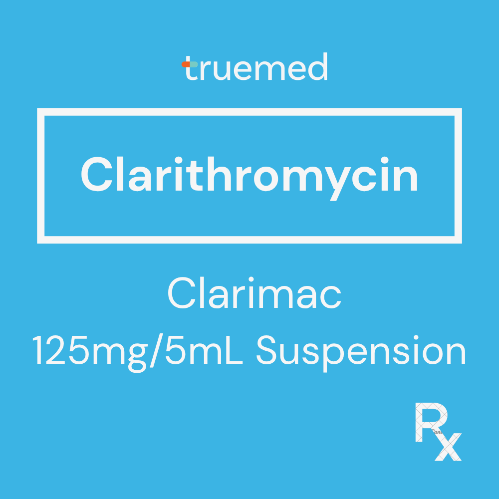 Clarithromycin 125 mg/5 mL Suspension