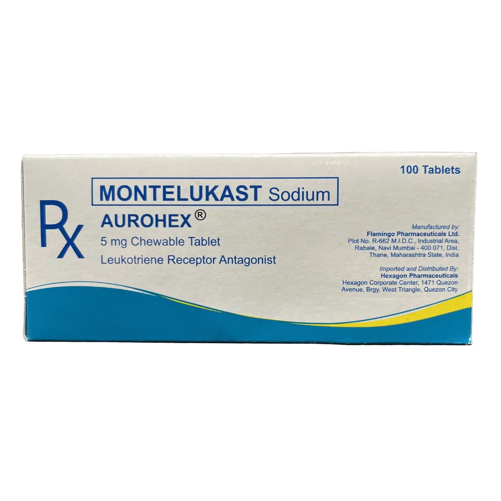Montelukast 5 mg Chewable Tablet