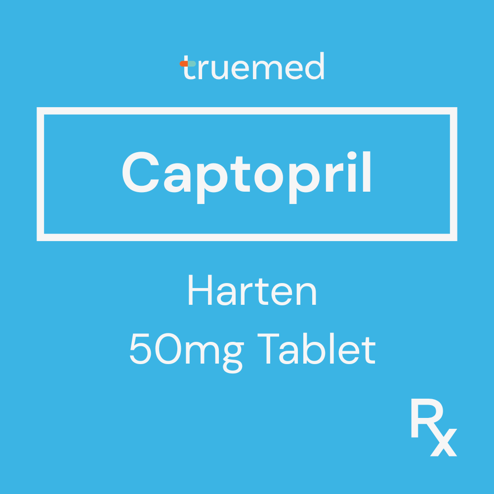 Captopril 50 mg Tablet