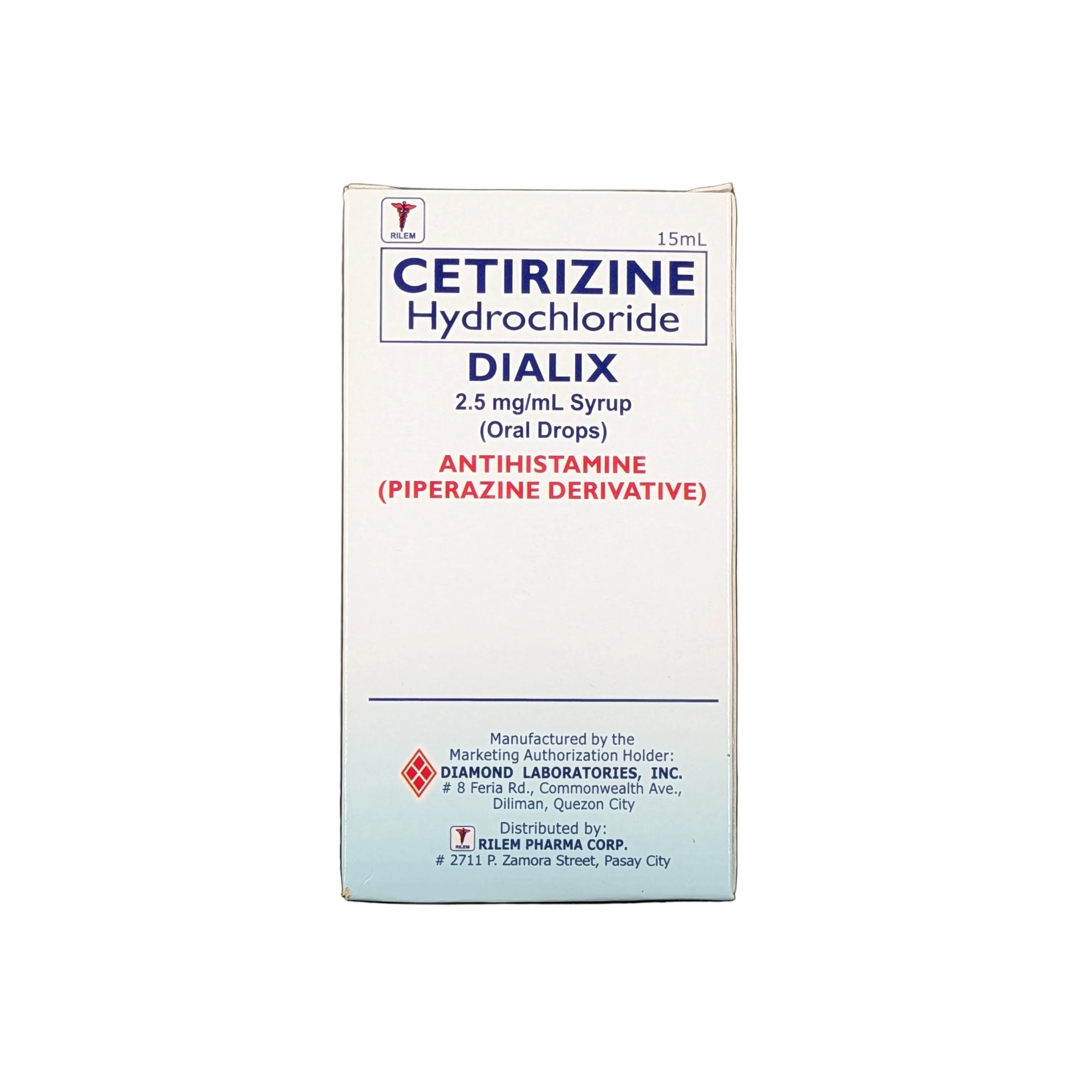 Cetirizine 2.5 mg/mL Syrup