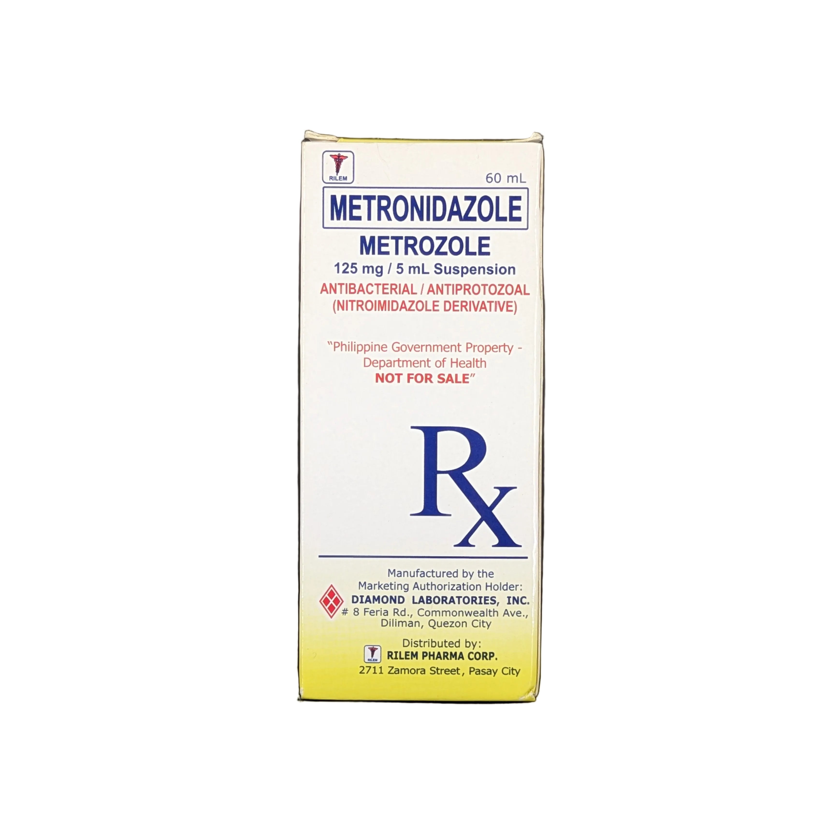 Metronidazole 125 mg/5 mL Suspension